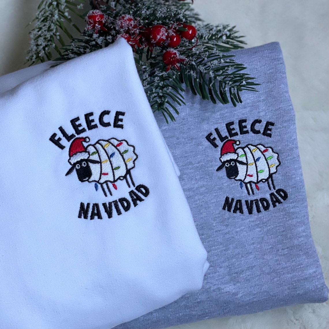 Fleece Navidad Christmas Jumper Christmas Jumper Etsy UK