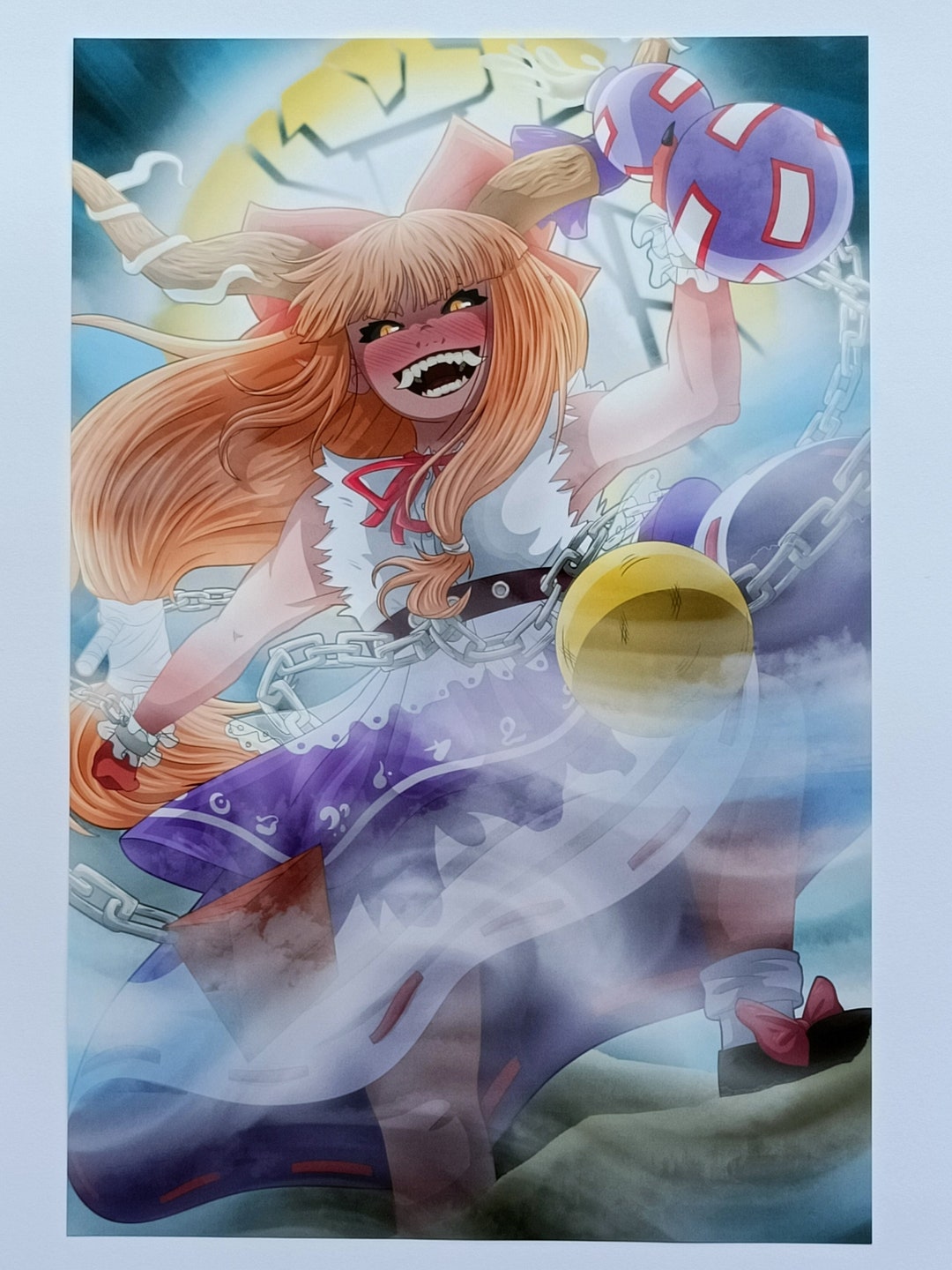 Touhou Project Suika Ibuki Print - Etsy