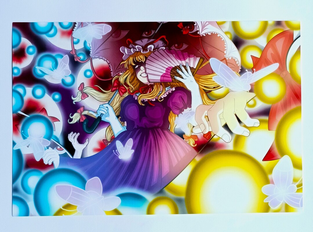 Touhou Project Yukari Yakumo Print - Etsy