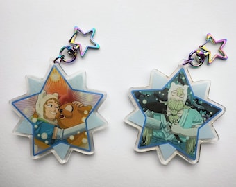 Adventure Time Double-Sided Epoxy Acrylic Charm