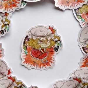 Flandre Scarlet Holographic Sticker, Touhou Project