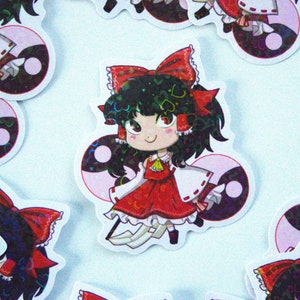 Reimu Hakurei Holographic Sticker, Touhou Project