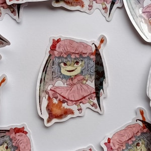 Remilia Scarlet Holographic Sticker, Touhou Project