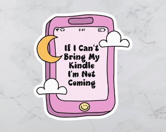 Kindle Sticker: Bookish Reader, Funny EBook Lover Vinyl Decal