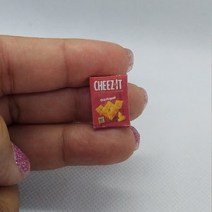 Dollhouse Miniature 1:12 Scale Baked Cheese Crackers