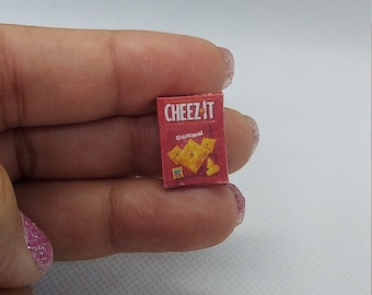 Dollhouse Miniature 1:12 Scale Baked Cheese Crackers