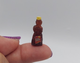 Dollhouse Miniatures 1:12 Scale Jar of Pancake Waffle French Toast Breakfast Syrup