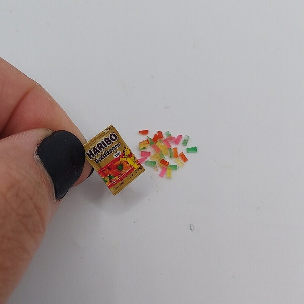 Dollhouse Miniatures 1:12 Scale Gummy Bears