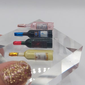 Dollhouse Miniature 1:12 Wine Bottle
