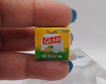 Dollhouse Miniature 1:12 Scale Trash Bags