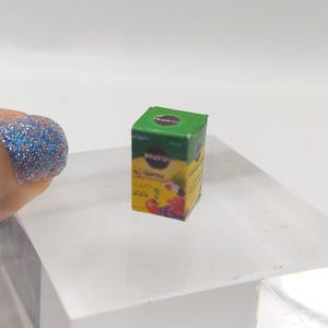 Dollhouse Miniature Box of Fertilizer 1:12 Scale
