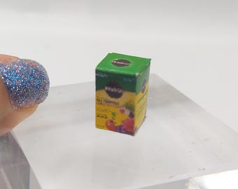 Dollhouse Miniature Box of Fertilizer 1:12 Scale