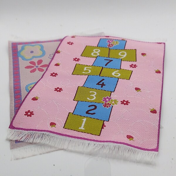 Pink Dollhouse Rug - Etsy