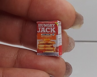 Dollhouse Miniatures 1:12 Scale Pancake Breakfast Mix