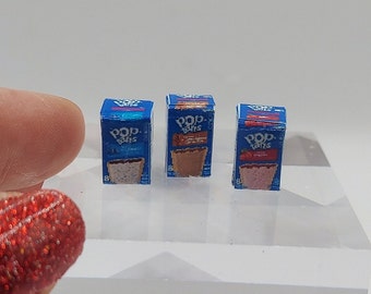 Dollhouse Miniatures 1:12 Scale Pop Up Toaster Pastries Tarts