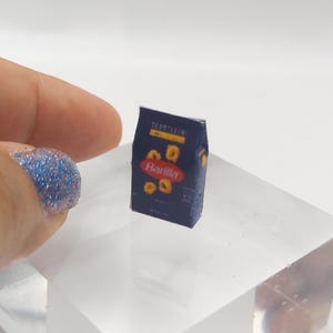 Dollhouse Miniature Dry Tortellini Pasta Bag 1:12 Scale