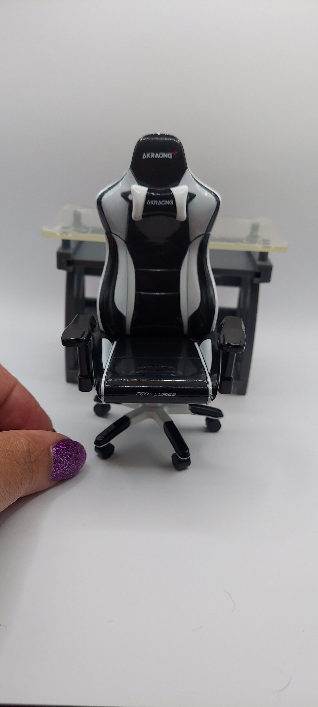 Miniature Gaming Vlogging Table With Lights-gaming Chair-esports