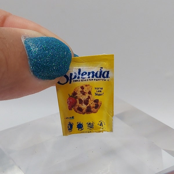 Dollhouse Miniatures 1:12 Scale Artificial Sweetener Bag