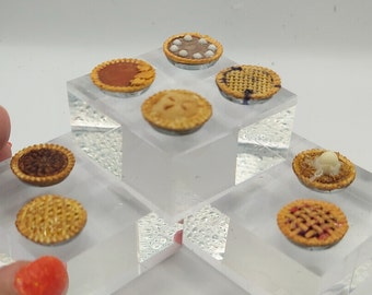 Dollhouse Miniature 1:12 Scale Summer Fall Holiday Pie