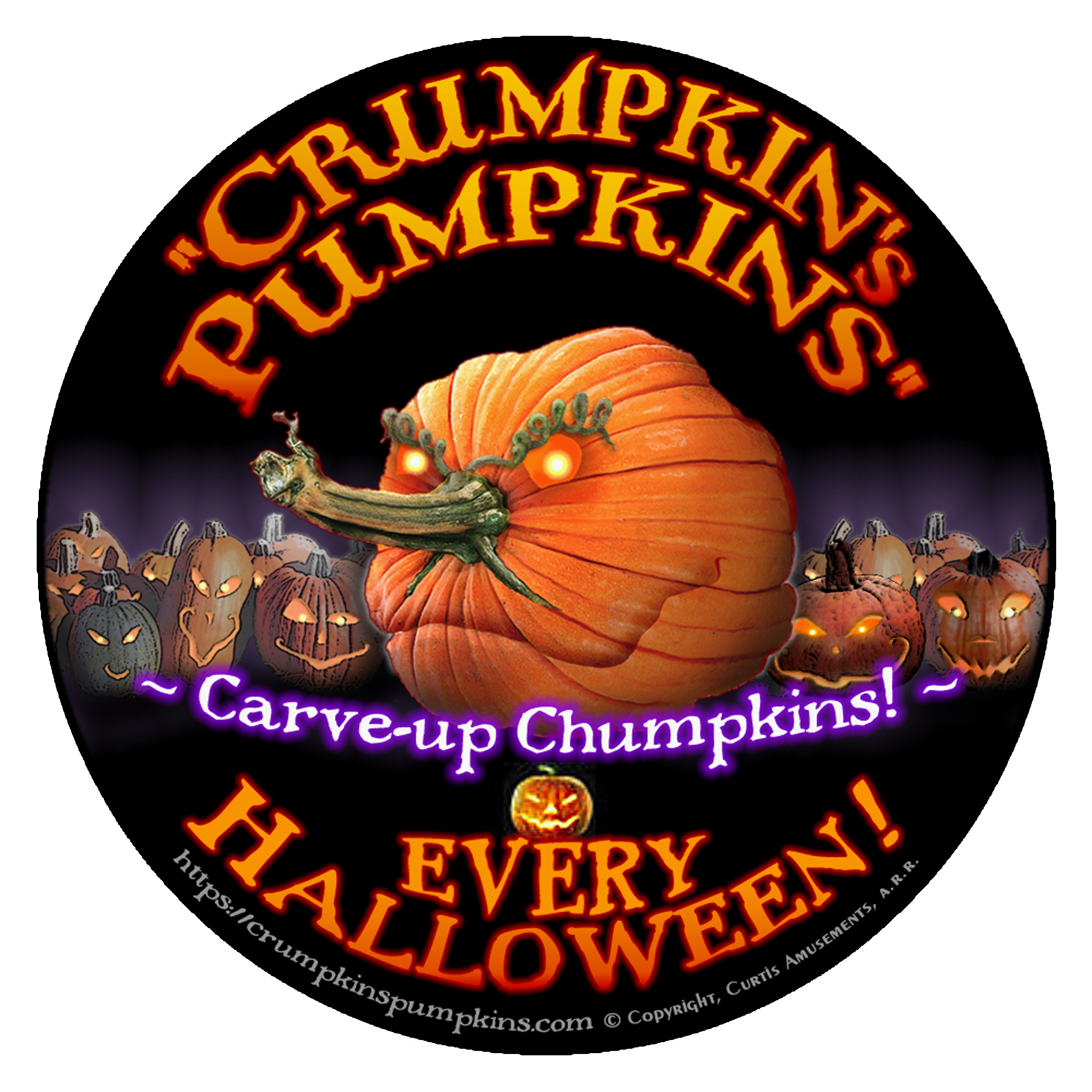 Crumpkin's Pumpkins は毎年ハロウィンにチャンプキンを彫ります