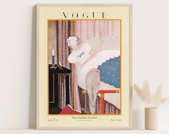 Vogue Magazine Cover by Pierre Brissaud, April 15 1925