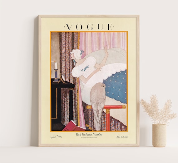 その他 Paris VOGUE covers Vogue Magazine Cover by Pierre Brissaud, April 15 1925
