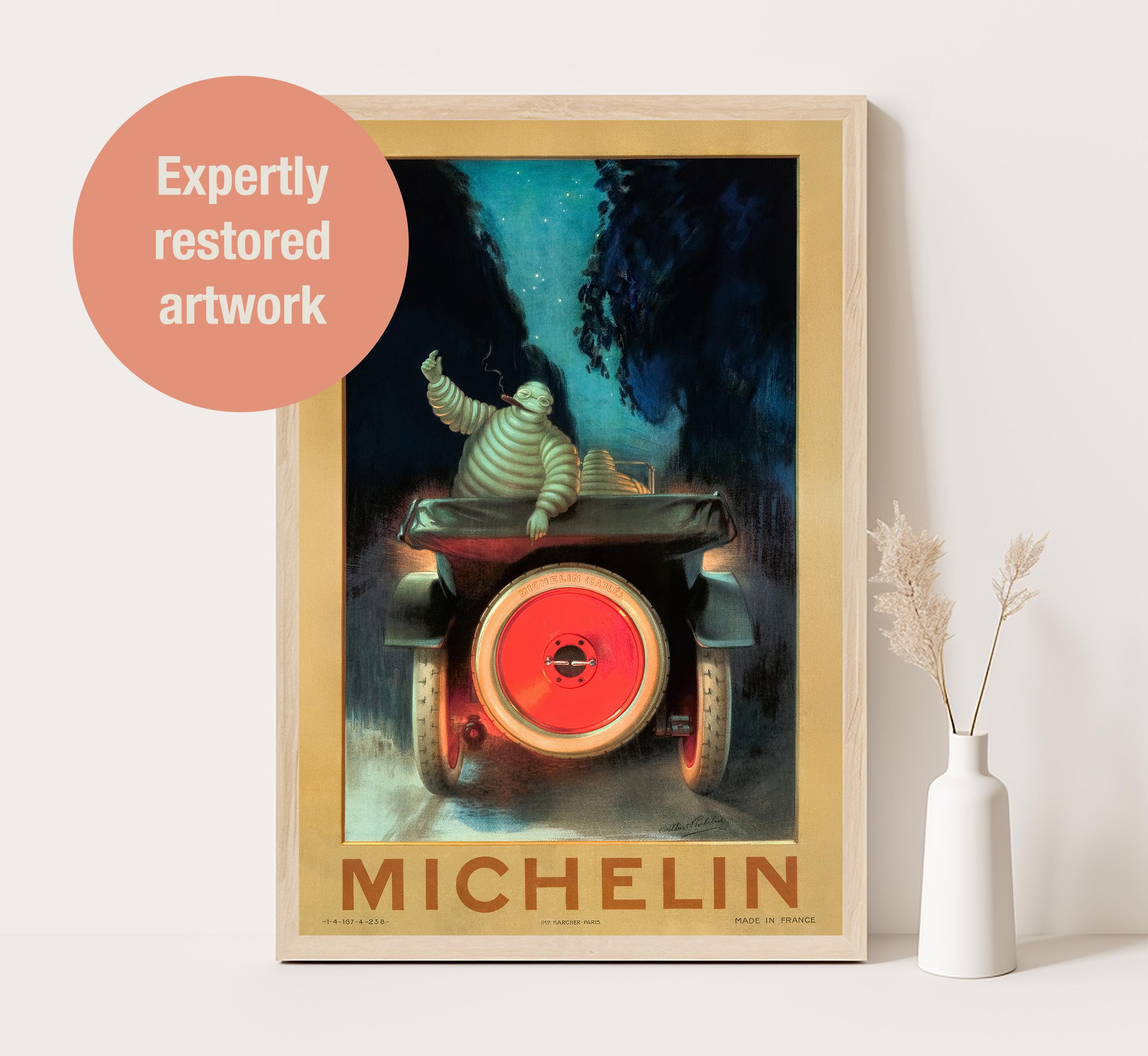 Vintage michelin poster - Etsy 日本