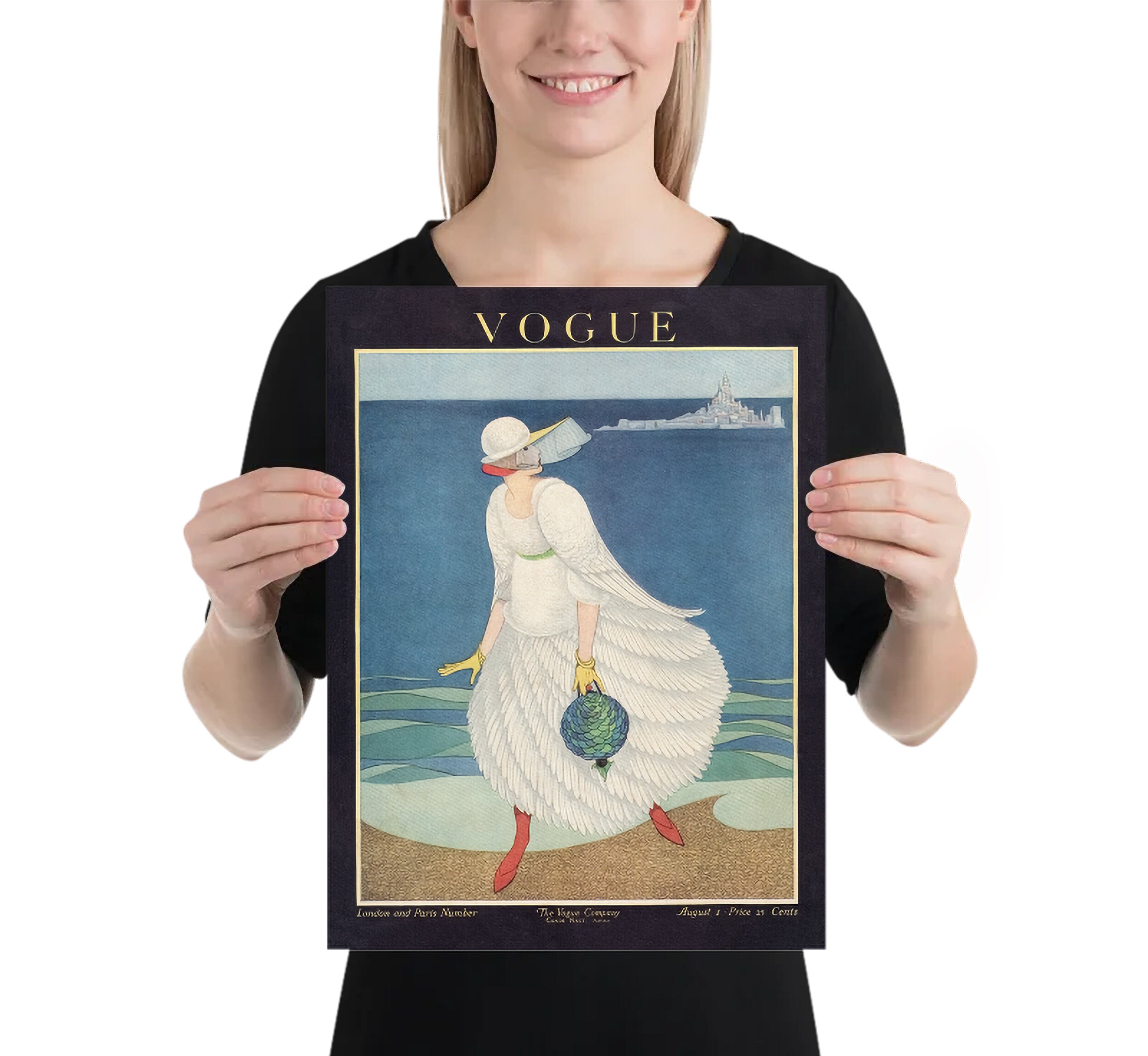 Vintage Vogue Cover Poster Vintage Vogue Advertising Vintage Fashion Il Fullxfull.5528986089 L6lx