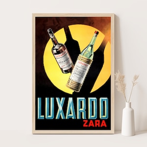 Luxardo Zara Vintage Werbeplakat | Vintage Küchendekor | Dopamin Dekor