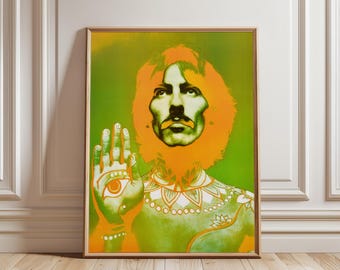 John Lennon Psychedelic Art Print: 1967 Avedon Beatles Portrait - Etsy