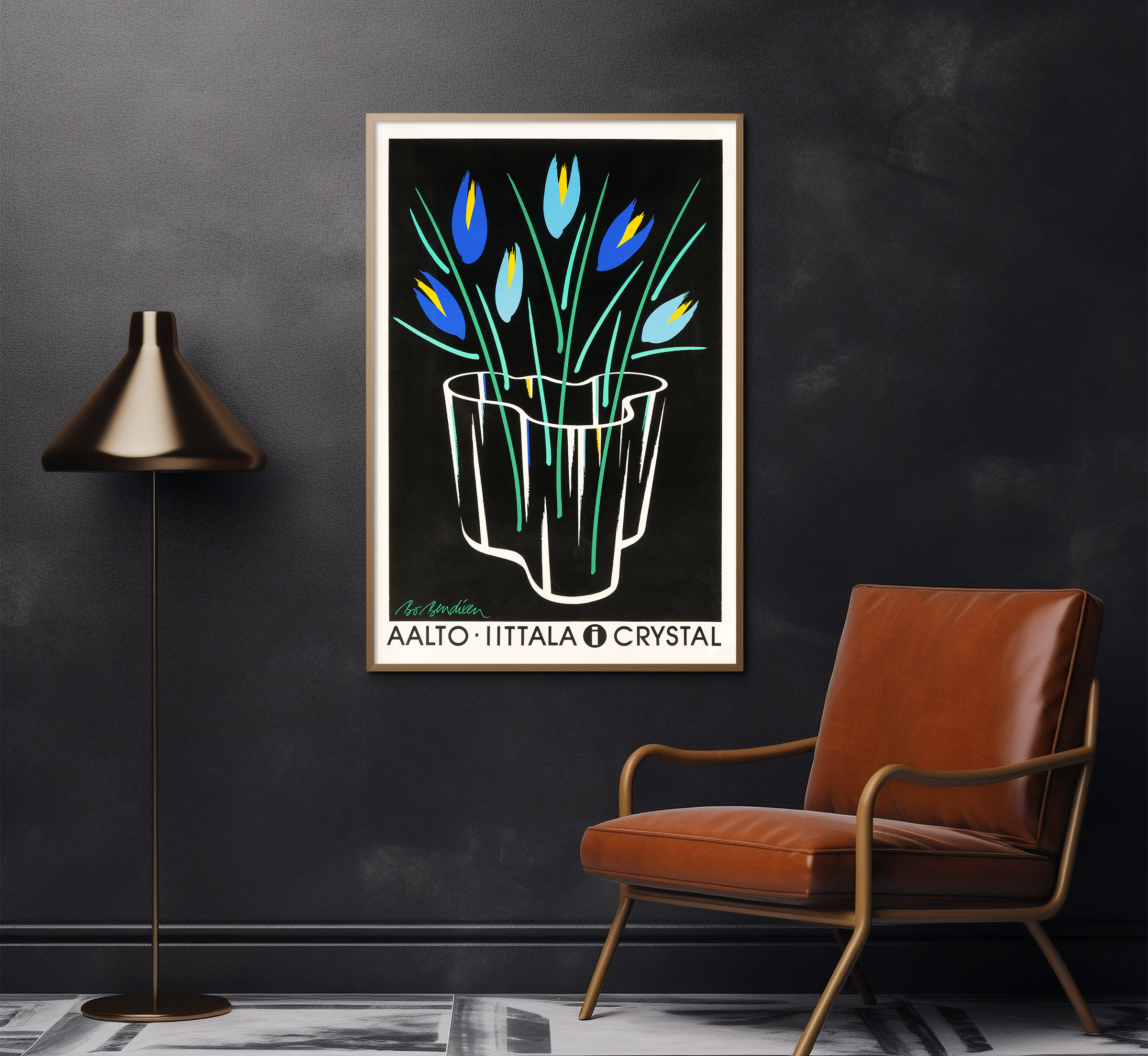 ヴィンテージ イッタラ ポスター by ボー ベンディクセン