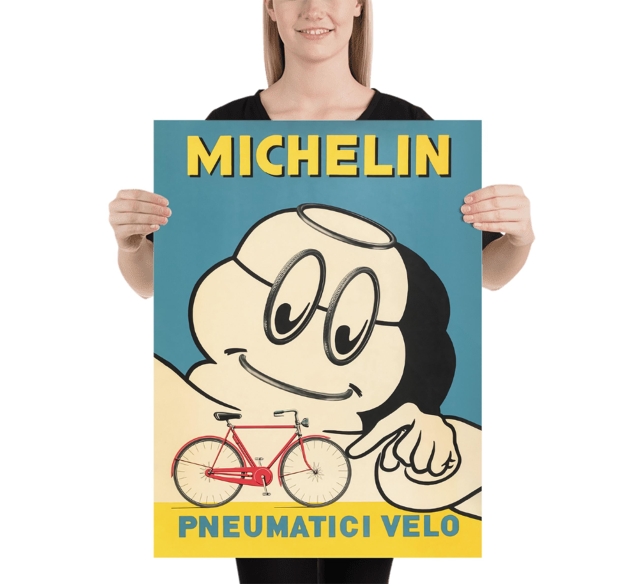 ミシュランのポスター、ヴィンテージ自転車広告、1950年代のプリント