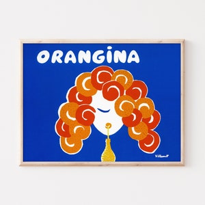Impresión vintage grande de orquídeas / Decoración maximalista de moda / Arte mural colorido / Decoración de habitación preppy y coqueta con dopamina