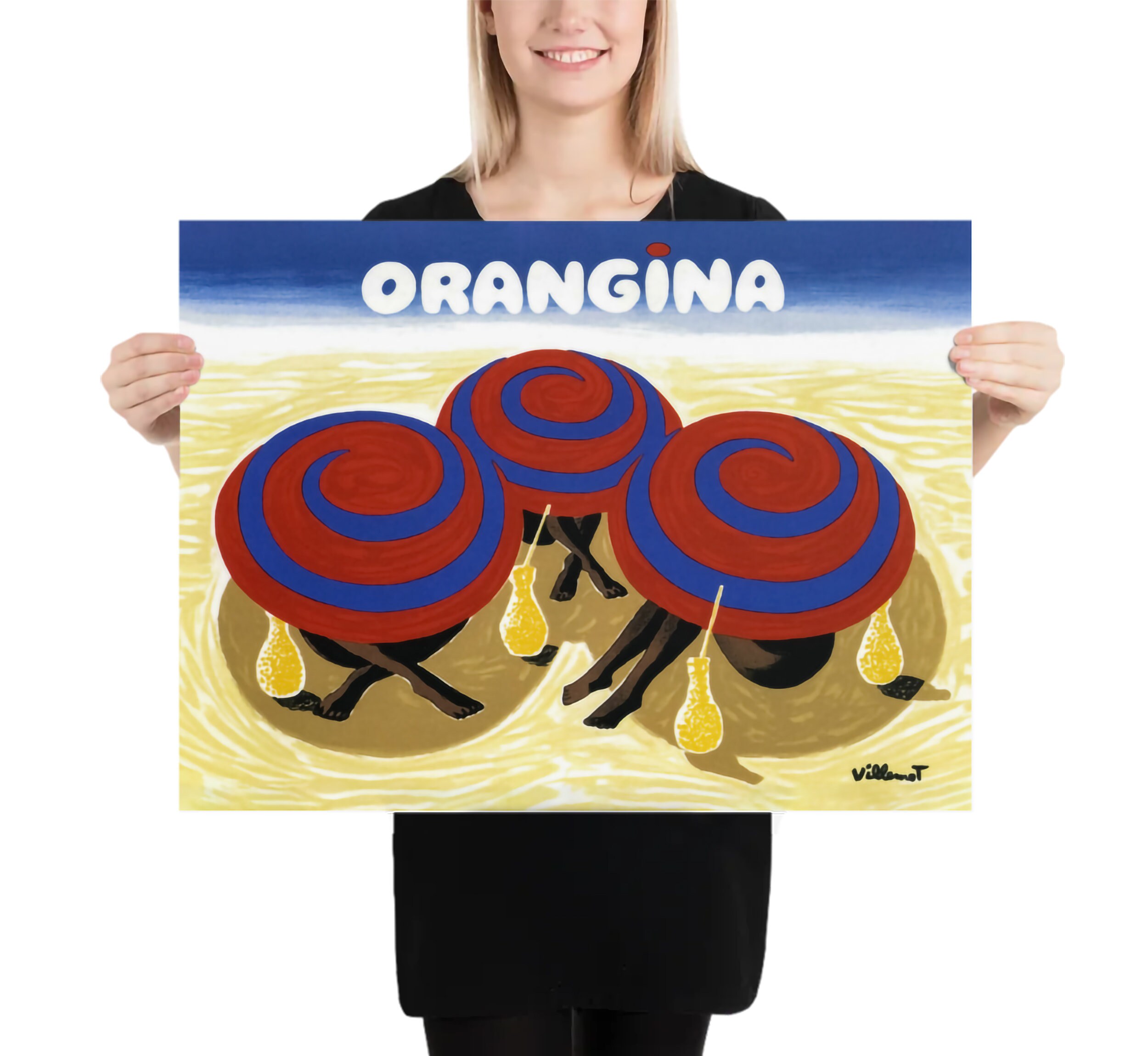 Bernard Villemot Orangina Poster: Vintage French Advertising