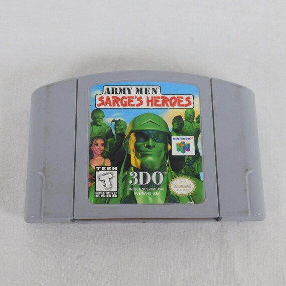 Nintendo 64 best sale army game