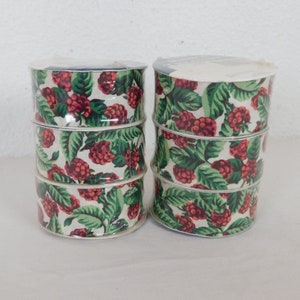 Berry Fabric Ribbon Treasures Value Pack Lote de 2 Offray 1,375" L x 12' Cada