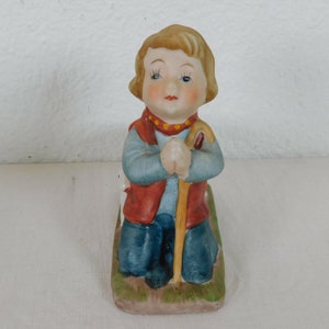 Herder 1979 Holiday Bisque Kids 4909-4 Handgeschilderde porseleinen sculptuur