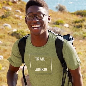 Trail Junkie Shirt, Hiking Shirt, Hiker Gift, 14ers Shirt, 14ers, Colorado 14er, Colorado Shirt, Mountains Shirt, Mountain Summit, Funny Tee