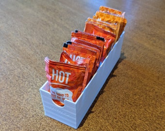 Taco Bell Sauce Packet Organizer, Condiment Packet Organizer, Fire Sauce, Hot Sauce, Fast food gift, Pantry Organizer, Taco Bell Fan Gift