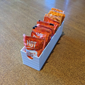 Taco Bell Sauce Packet Organizer, Condiment Packet Organizer, Fire Sauce, Hot Sauce, Fast food gift, Pantry Organizer, Taco Bell Fan Gift