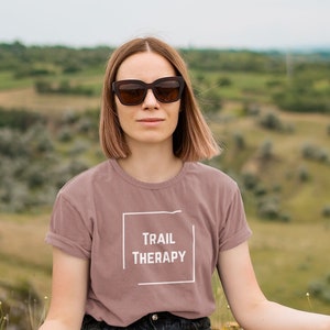 Trail Therapy Shirt, Hiking Shirt, Hiker Gift, 14ers Shirt, 14ers, Colorado 14er Tee, Colorado Shirt, Mountains Shirt, Hiking Lover T-Shirt