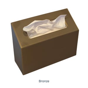 Kleenex Hand Towels Box Cover, Bronze, Hand Towel 60 Ct Box Cover , Kleenex Expressions Hand Towels Cover, Modern Decor, Bathroom Decor