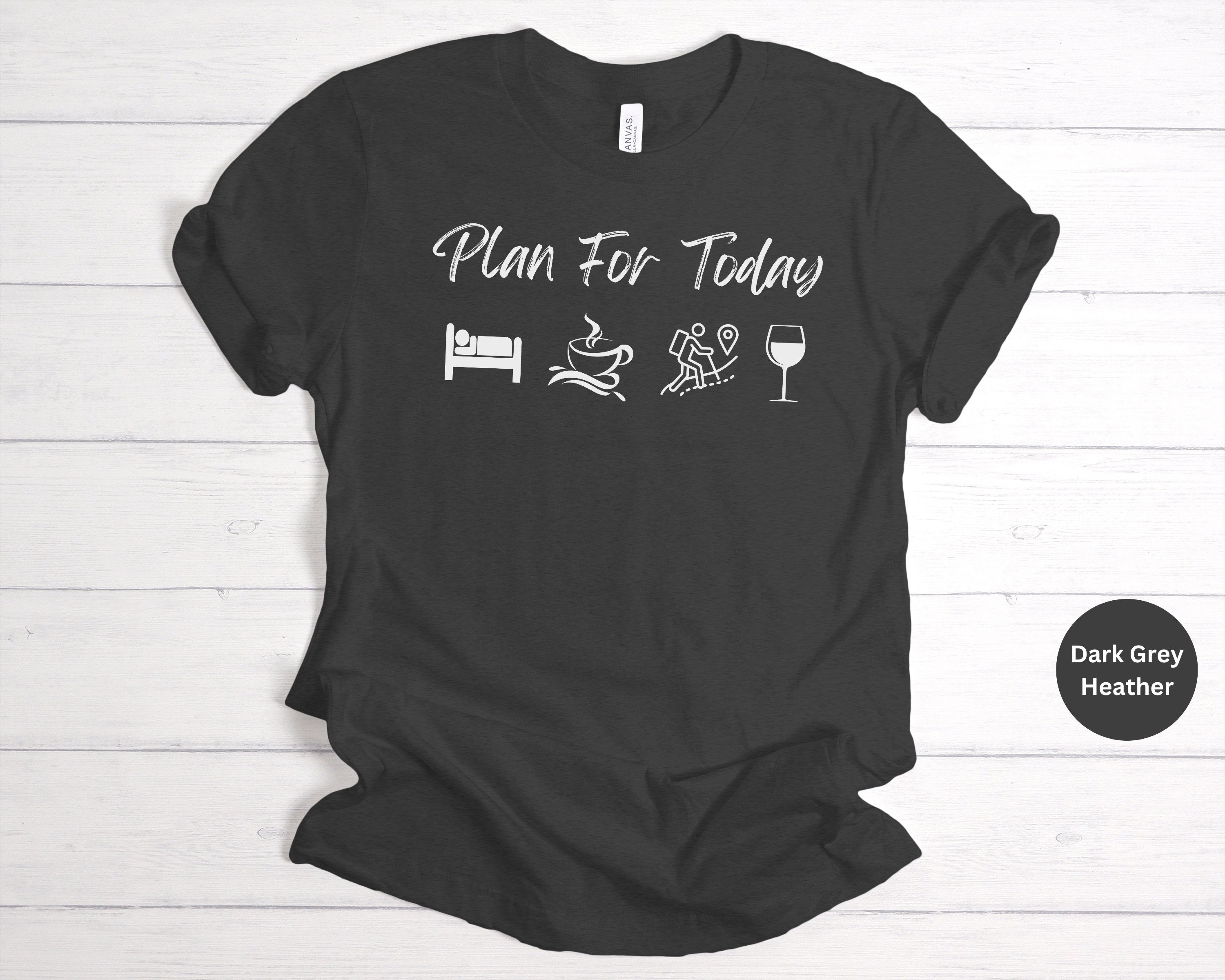 工場直売 Outdoor Shirt, Hiking Adventure and Coffee Life, Trail Tee, 登山用品