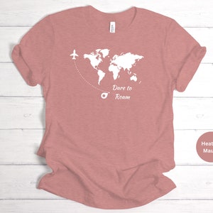 Traveler Gift, Travel Shirt, Vacation Shirt, Travel Lover, World Map Shirt, Airplane Mode Shirt, Exchange Student, Wanderlust, Adventure Tee