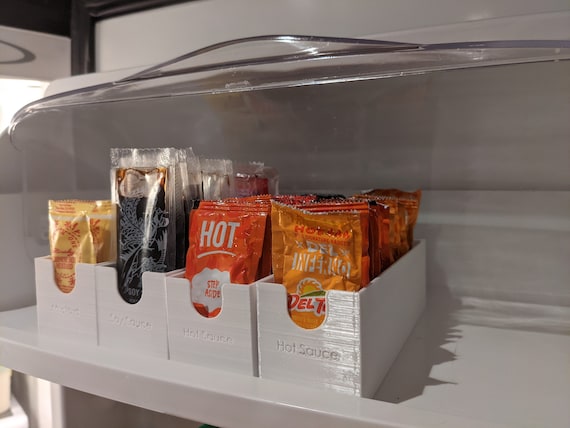 Taco Bell Sauce Packet Organizer, Condiment Packet Organizer, Fire Sauce,  Hot Sauce, Fast Food Gift, Pantry Organizer, Taco Bell Fan Gift 