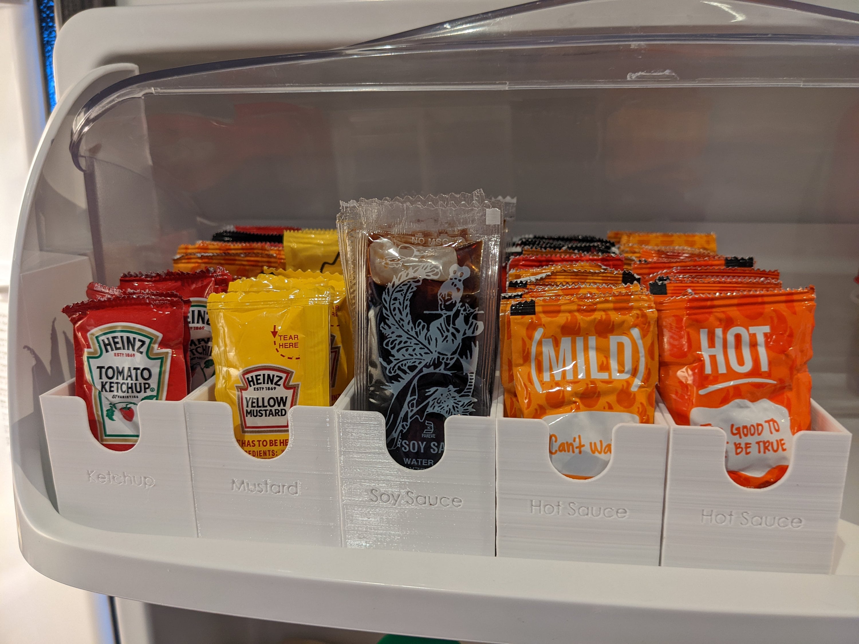Hot Sauce Packet Organizer for Pantry or Refrigerator taco Etsy