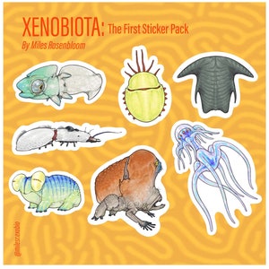 XENOBIOTA: el primer paquete de pegatinas
