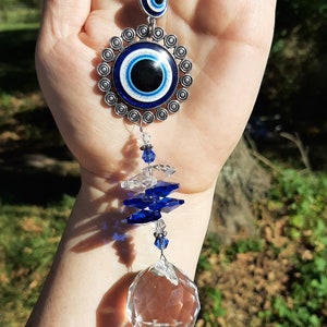Evil Eye Sun Catcher | Evil Eye Hanging | Evil Eye Home Decor