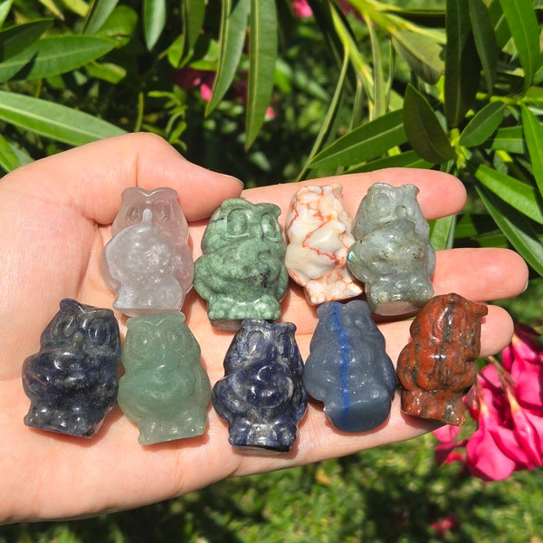 Owls, Crystal Owl Carving, Owl Crystals