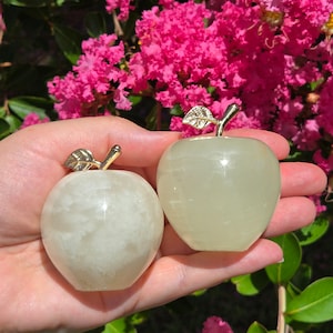 Crystal Apples, White Jade Apples, Jade Crystal